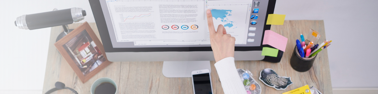 white and blue simple gradient business profile linkedin banner